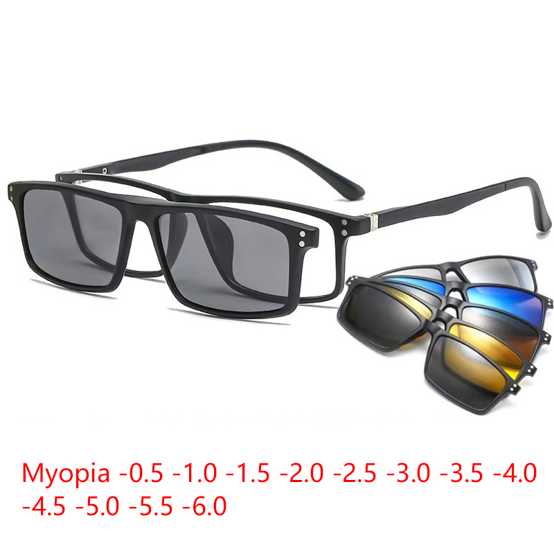 Reflector 5 In 1 - Gafas de sol magnéticas para miopía