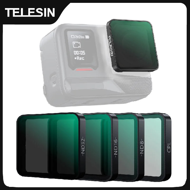 Nd Filter Set - TELESIN CPL ND8 ND16 ND32 juego