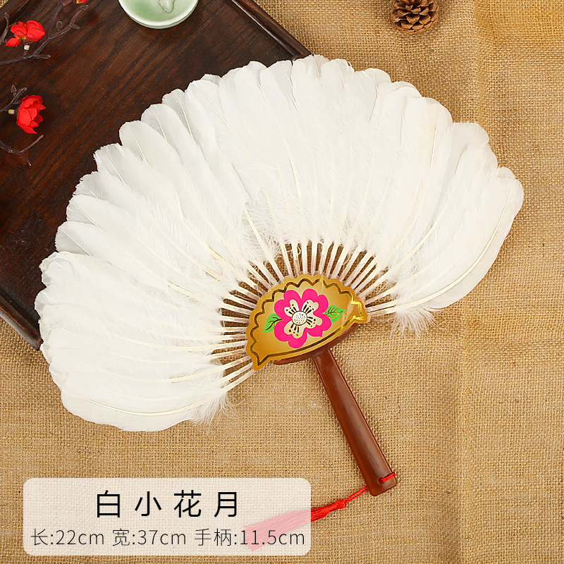 Photography Vintage Style - Abanico de plumas vintage hecho a