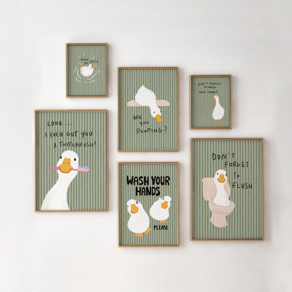 Photography Duck - Arte de pared sin marco para