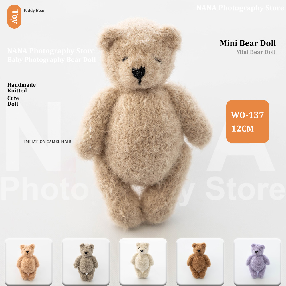 Photographic Memory - Oso de peluche tejido hecho a