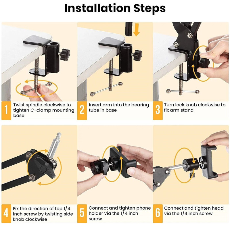 Photography Online - Trípode Flexible FGCLSY para Teléfono, Soporte