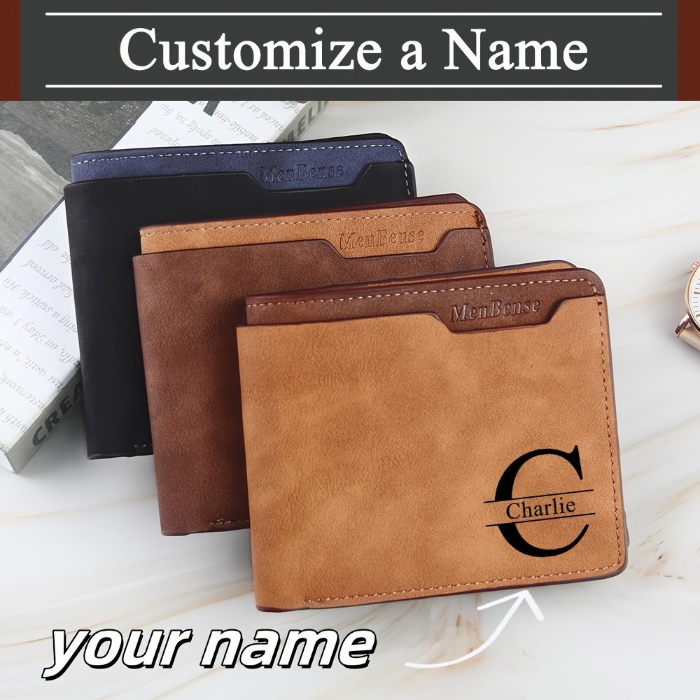 Photography Names - Cartera corta de lujo con nombre