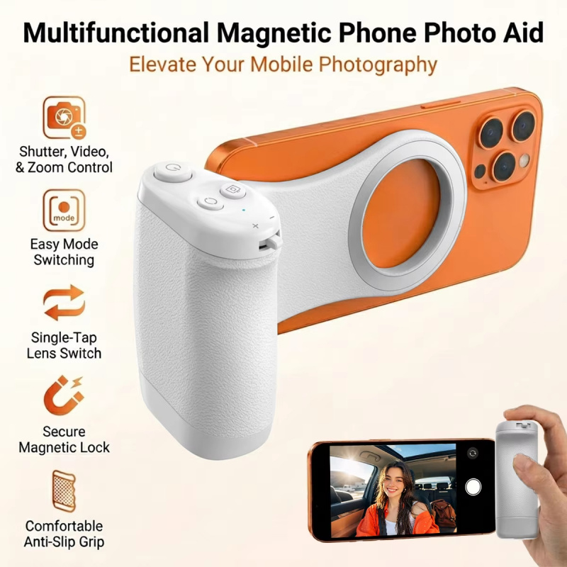 Photography Style Iphone - Soporte Magnético para Teléfono con Control