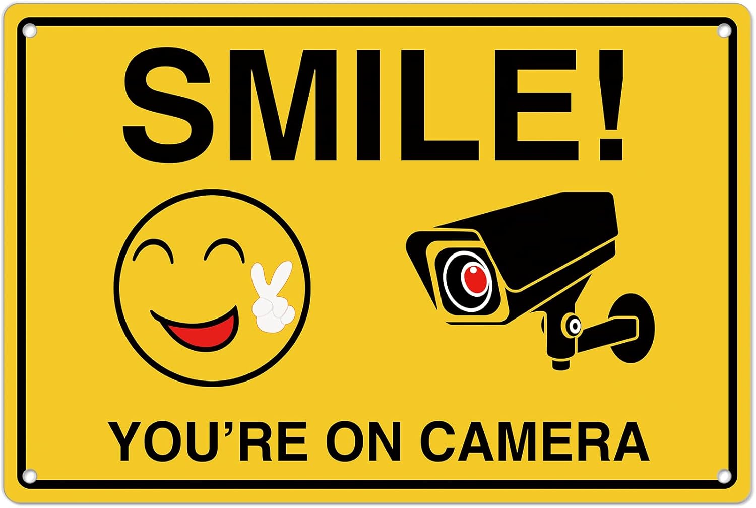 Photography Outdoor - Smile Youre On Letreros de cámara;
