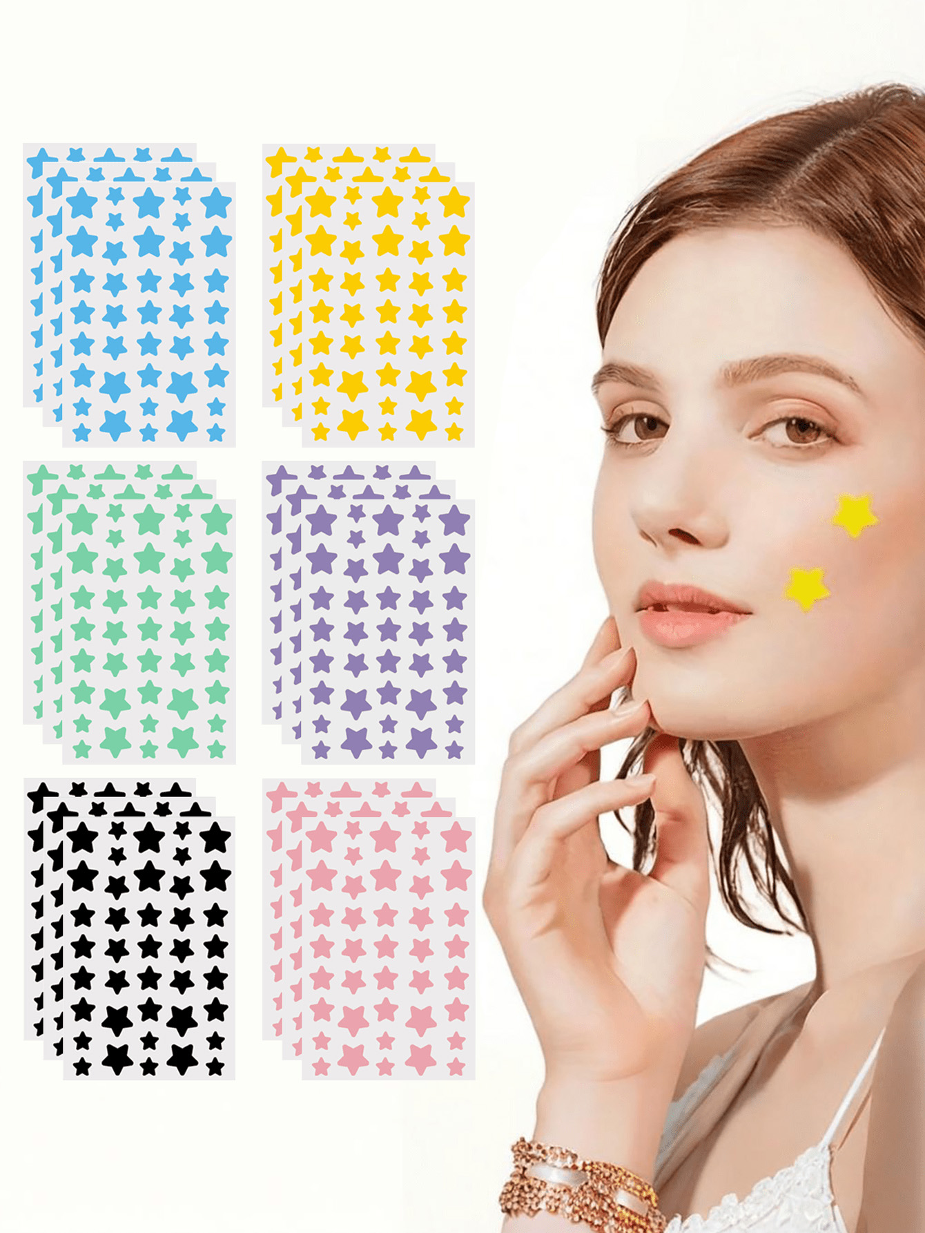 Photography Outdoor - 240 piezas/Adhesivos con forma de estrella,