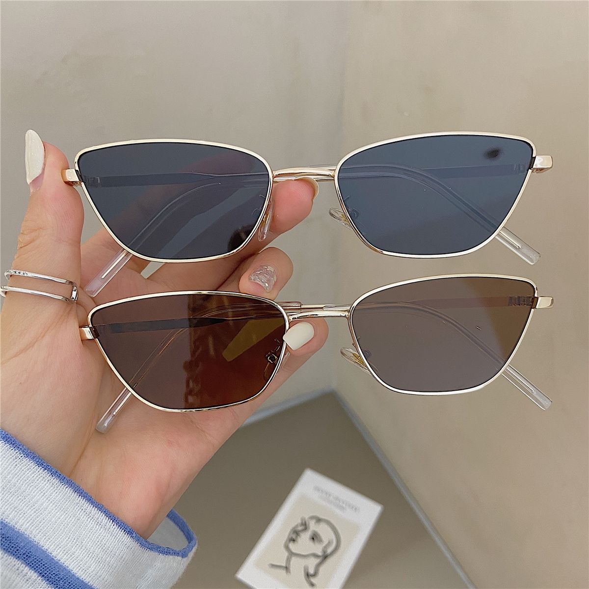 Photography Outdoor - Gafas de Sol Metálicas con Forma