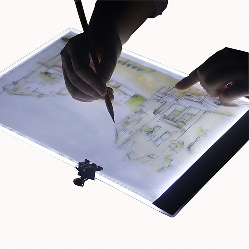 Photography Desk - Tableta de dibujo LED A5, plantilla