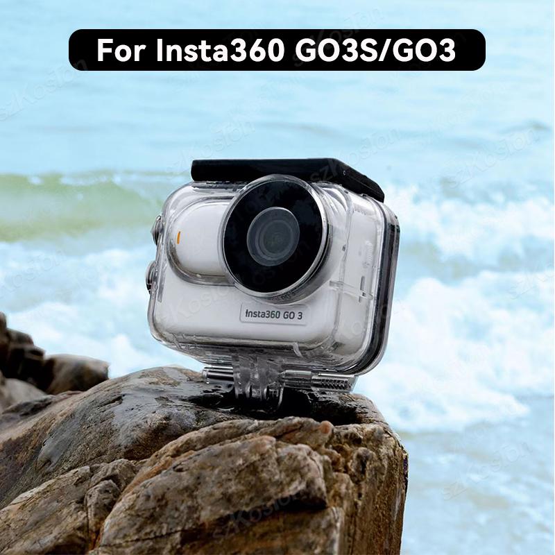 Insta360 Camera Go 3 - Funda carcasa impermeable de 60M para