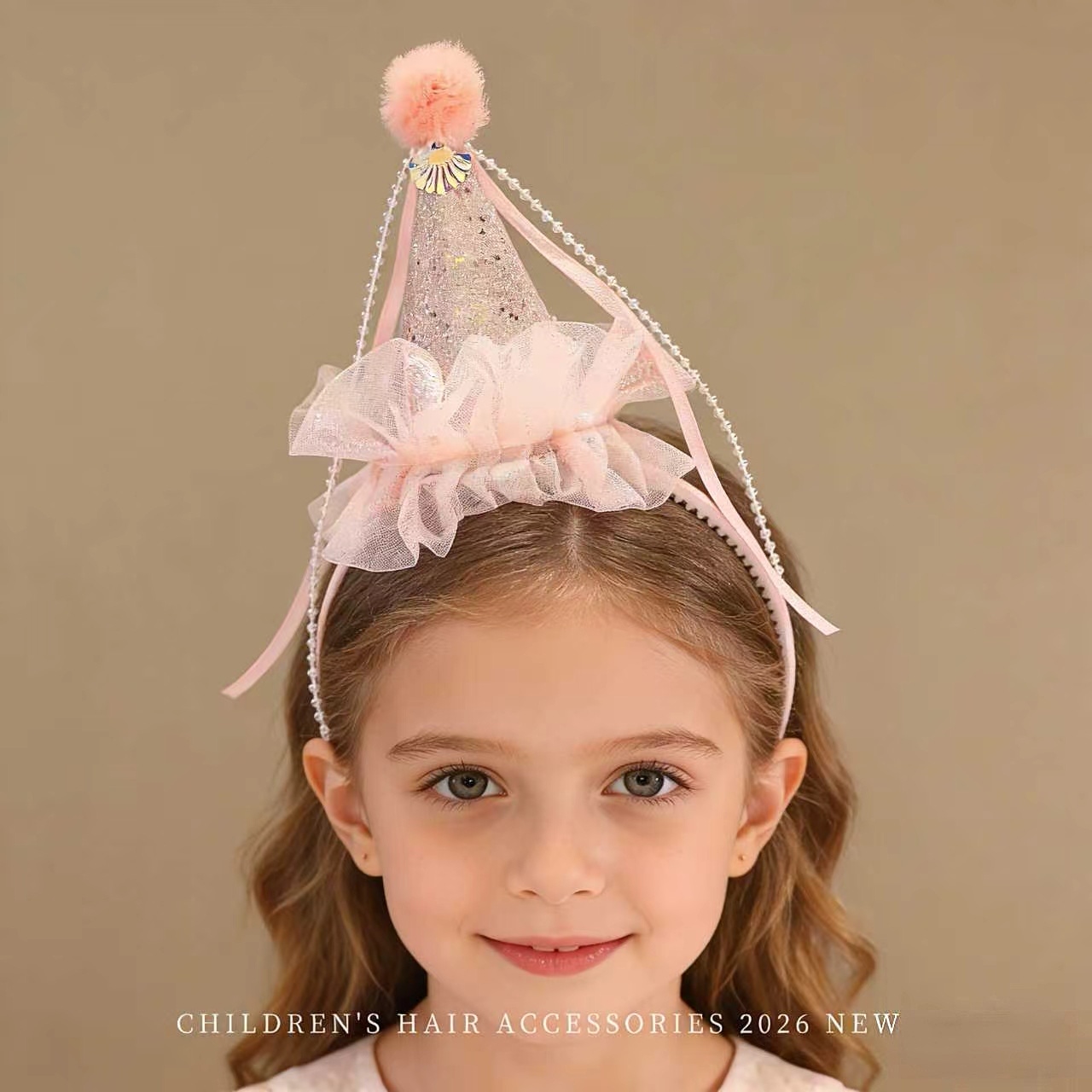 Photography News - Corona de Cumpleaños con Brillantina Rosa