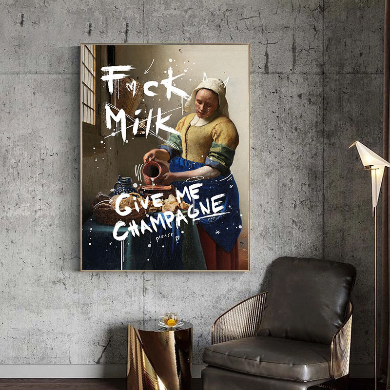 Pintura famosa The Milkmaid Fu - Photography Duck reseña y precio