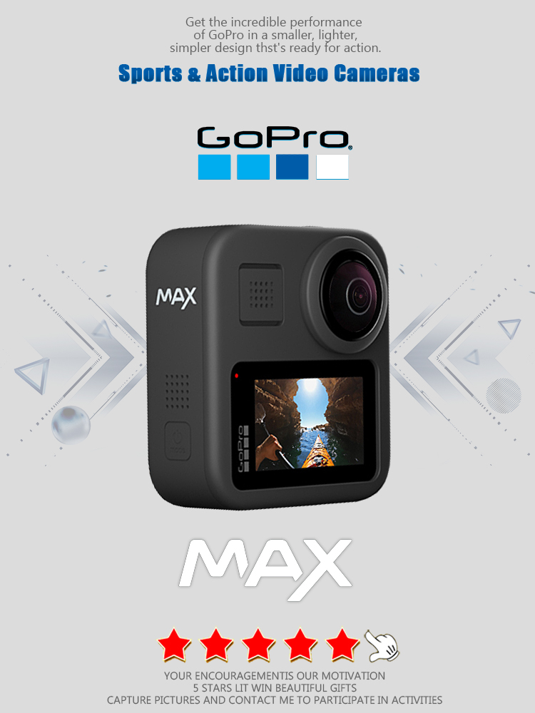 Cámara de Acción GoPro MAX 360 - Photography Grid reseña y precio