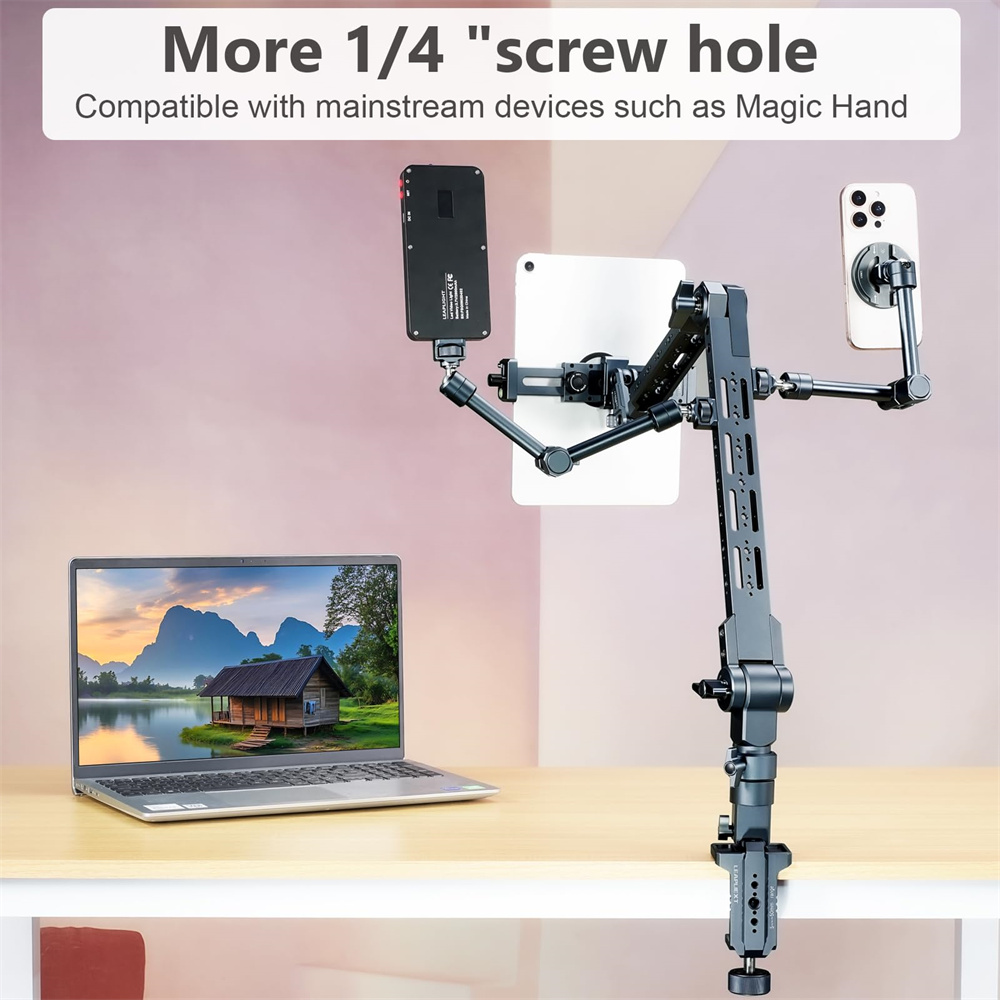 Soporte de brazo mágico de alu - Photography Desk reseña y precio