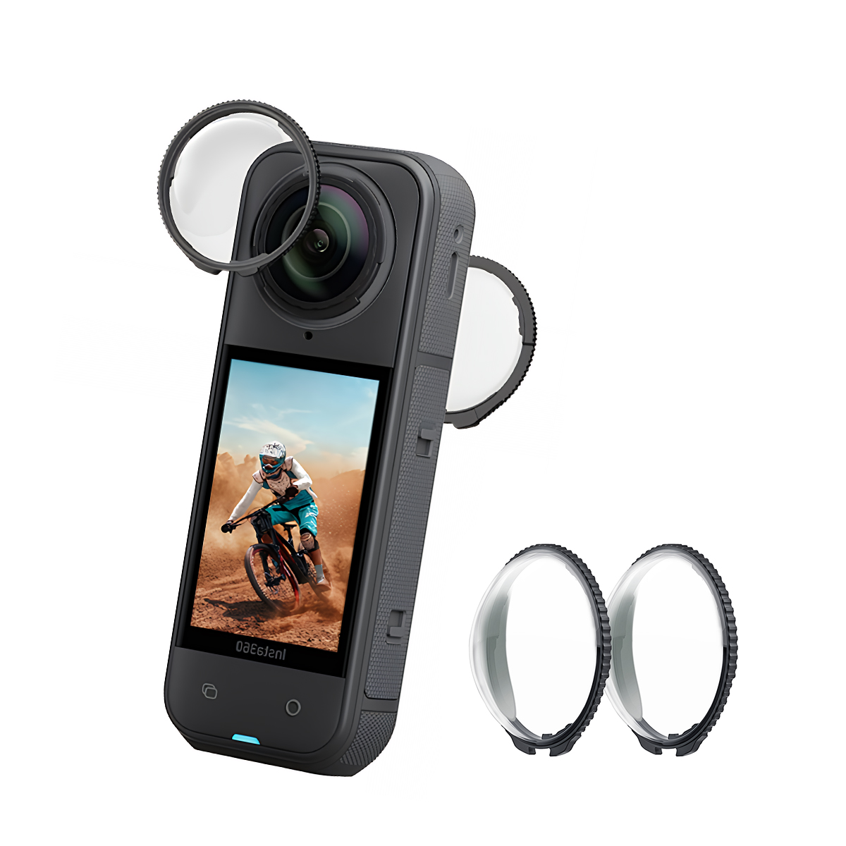Filtro UV de doble lente para  - Insta360 Camera X3 reseña y precio