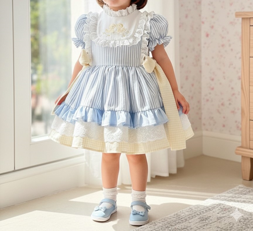 Vestido de verano a rayas azul - Photography Duck reseña y precio