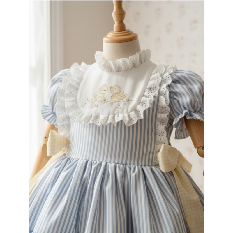 Vestido de verano a rayas azul - Photography Duck reseña y precio