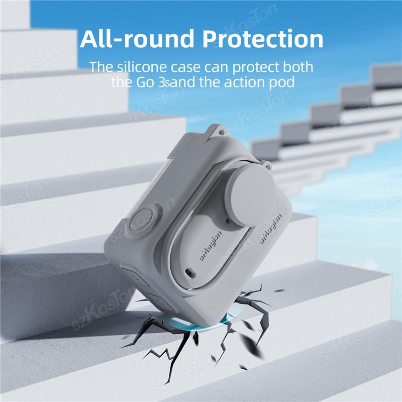 Funda protectora de silicona p - Insta360 Camera Go 3 reseña y precio