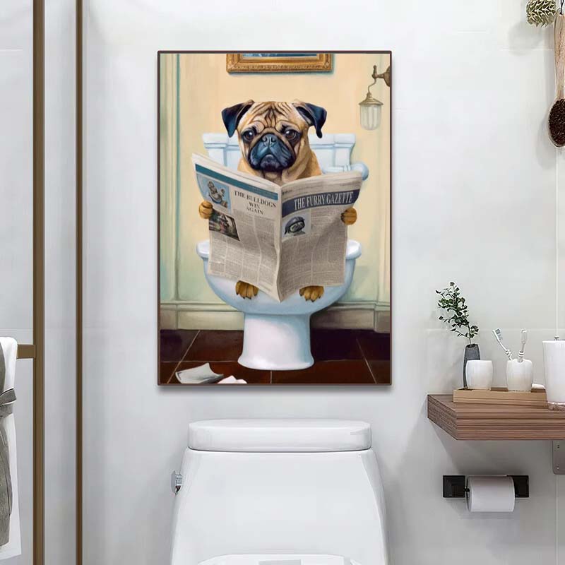 Decoración de baño de animales - Photography Duck reseña y precio
