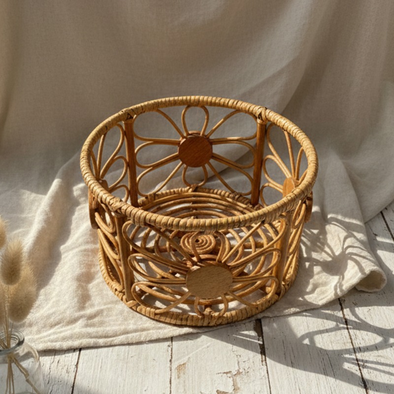 Silla de Mimbre Retro para Fot - Photography Vintage Style reseña y precio
