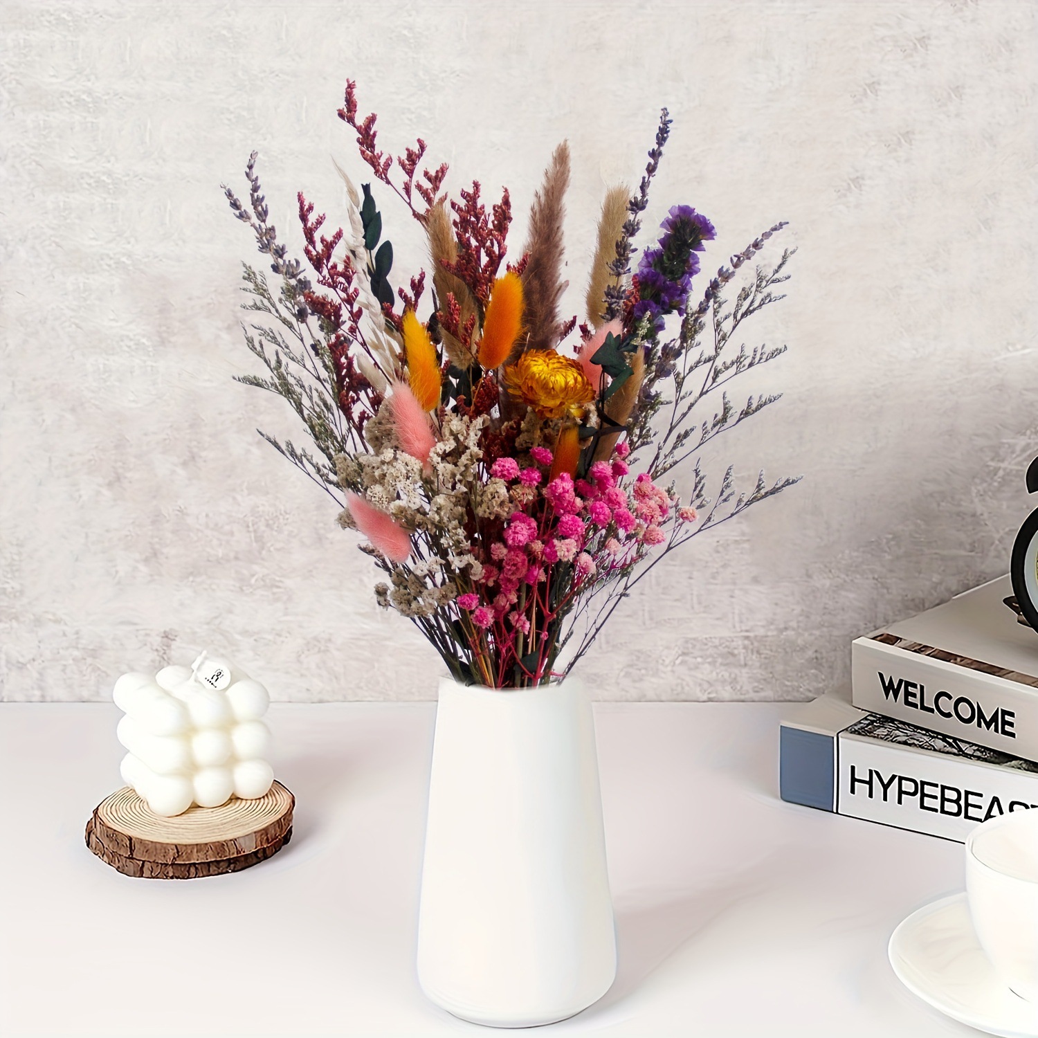 Ramo de Flores Secas Estilo IN - Photography Desk reseña y precio