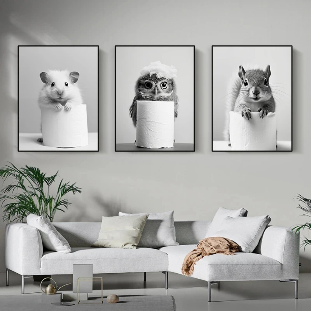 Póster de papel higiénico y an - Photography Duck reseña y precio