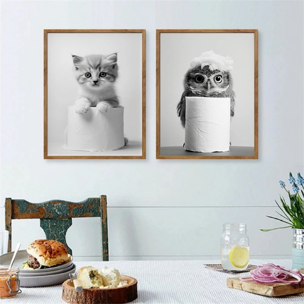 Póster de papel higiénico y an - Photography Duck reseña y precio