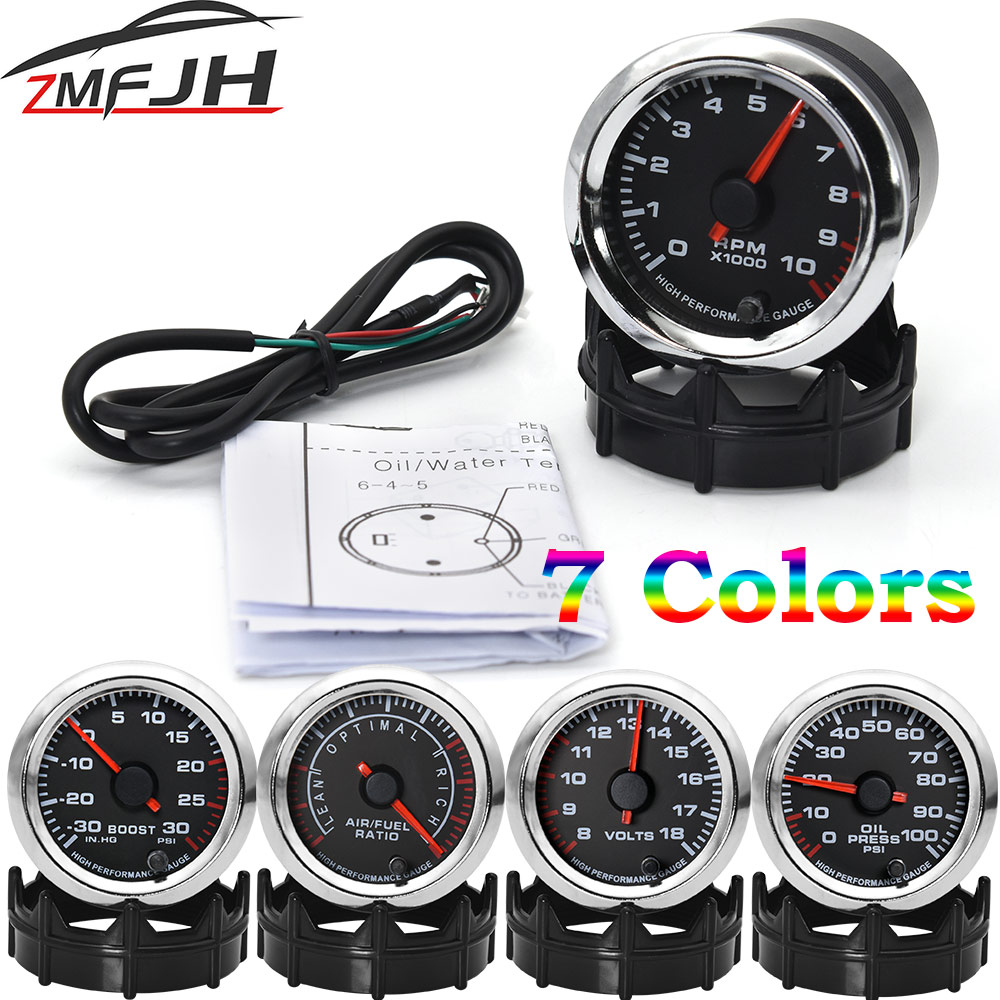 Tacómetro para Auto de 7 Color - Light Meter Incident reseña y precio