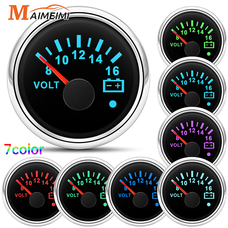 Voltímetro de 52mm, voltaje de - Light Meter Incident reseña y precio