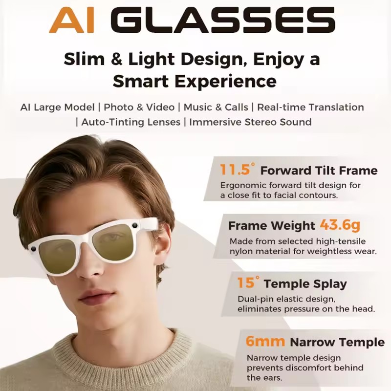 Nuevo 800W 4k HD Cámara gafas  - Photography News reseña y precio