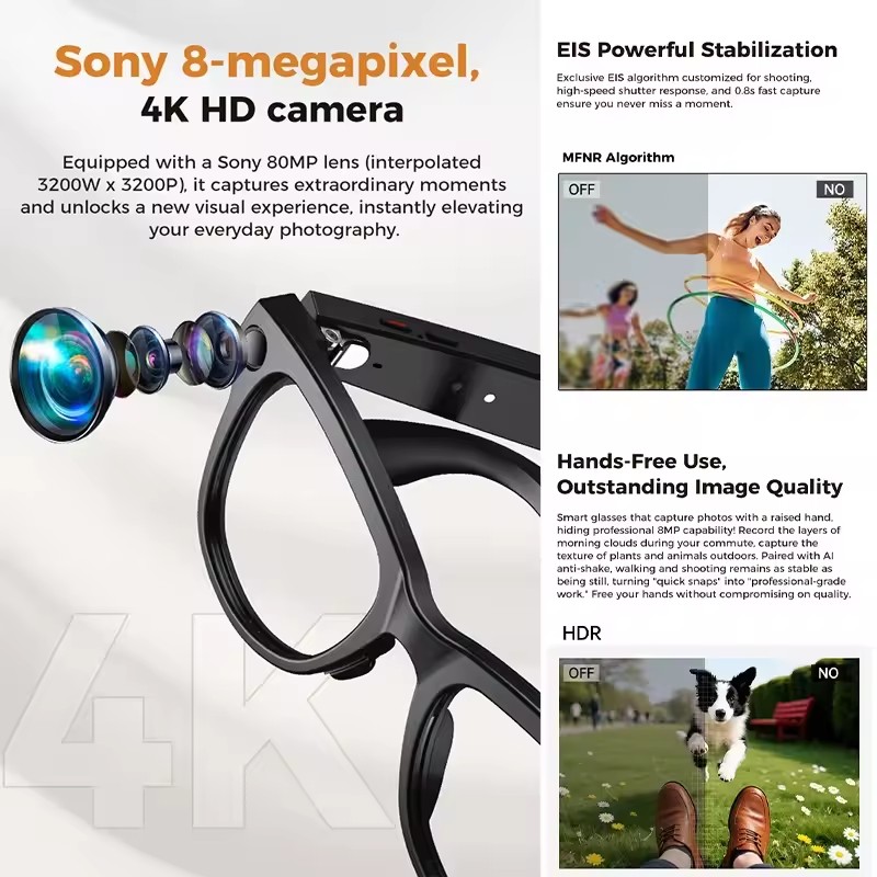 Nuevo 800W 4k HD Cámara gafas  - Photography News reseña y precio