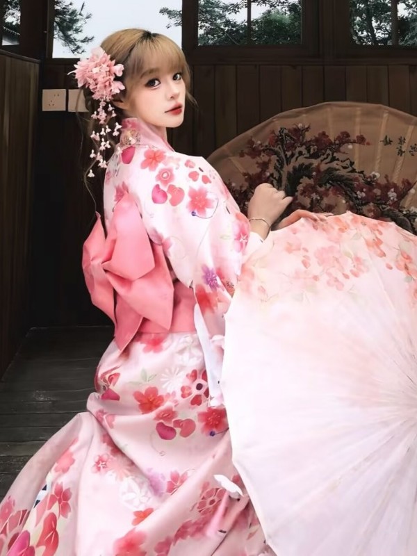 Kimono japonés tradicional, ba - Photography Online reseña y precio