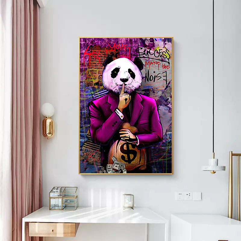 Arte de Graffiti, cara de Pand - Photography Duck reseña y precio