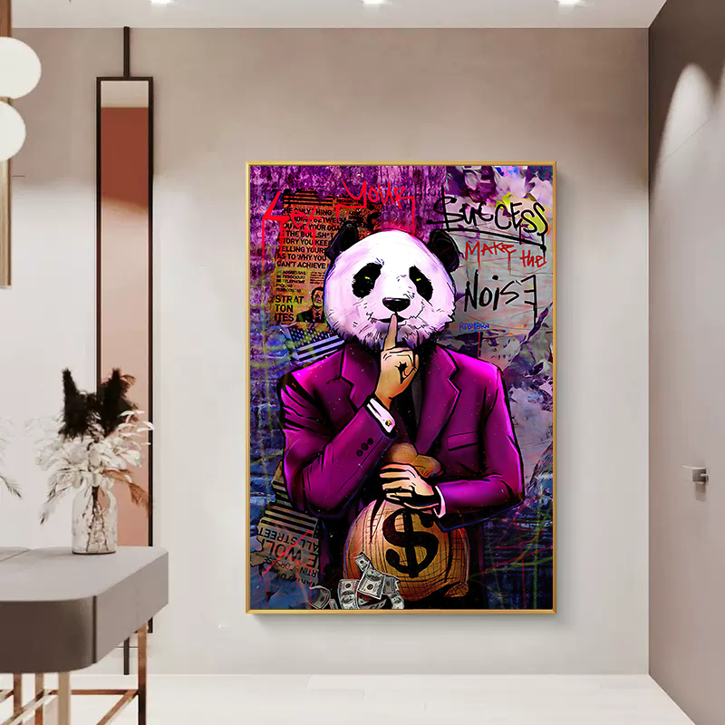 Arte de Graffiti, cara de Pand - Photography Duck reseña y precio