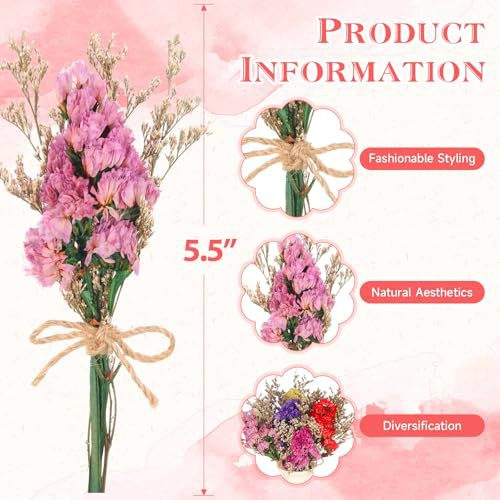Mini Ramo de Flores Secas Natu - Photography Graduation reseña y precio