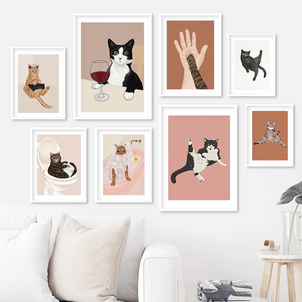 Pintura en lienzo de gato negr - Photography Duck reseña y precio